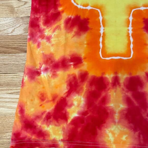 handmade tie dyed unisex tshirt L cross fire light blessed - Picture 7 of 9